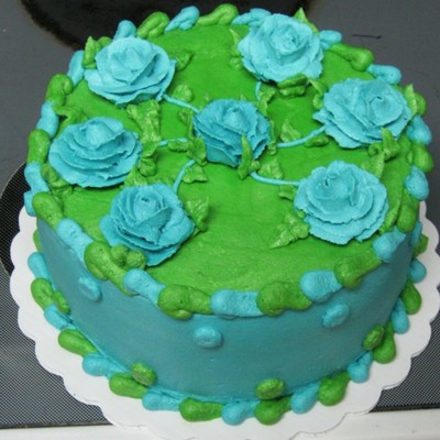 Blue/green Cake