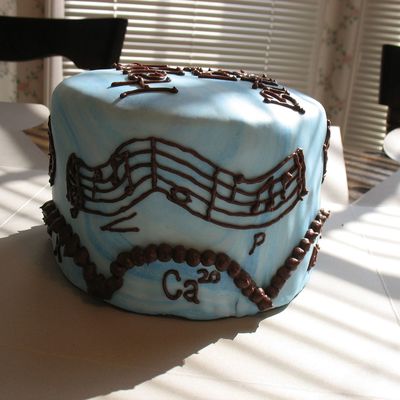 Music/science Cake