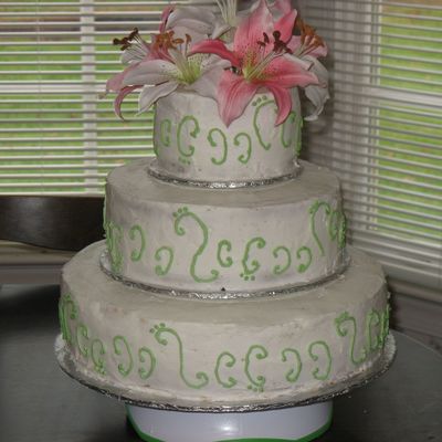 First Time Wedding Cake
