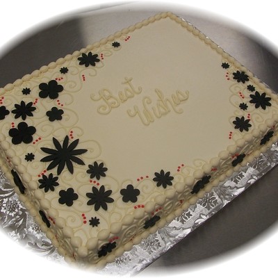 Ivory And Black Bridal Shower