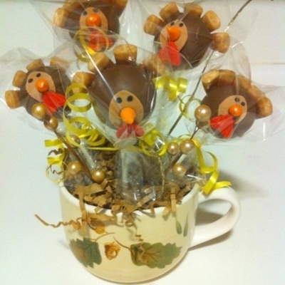Turkey Cake Pops