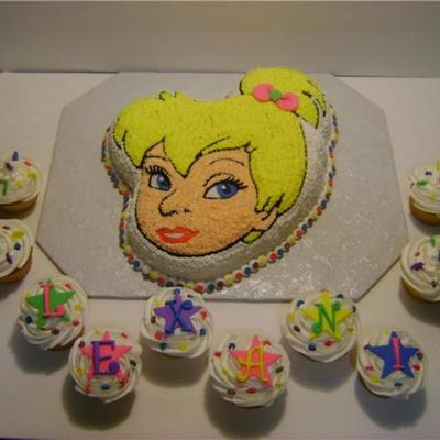 Tinkerbell Cake And Cupcakes