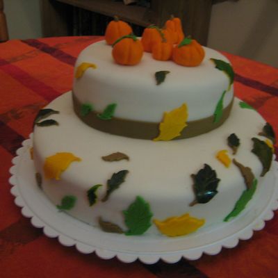 My First Cake, Fall Themed