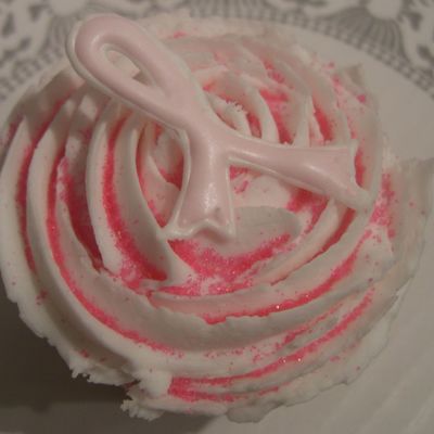 Breast Cancer Cupcake