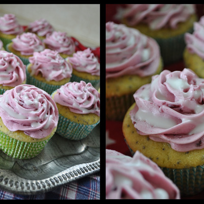 Lemon Black Cherry Cuppies!