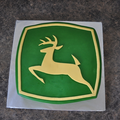 John Deere Logo Cake