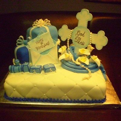 First Birthday / Baptism Cake