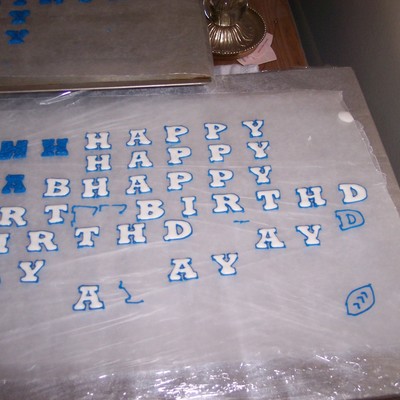 Royal Icing Letters