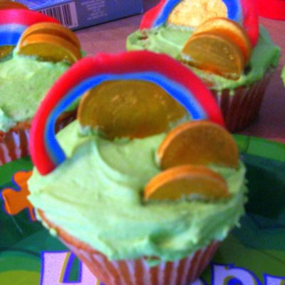 Pot Of Gold Cupcakes