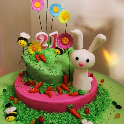 Easter Bunny Cake