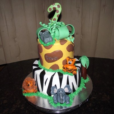 Safari Jungle Cake