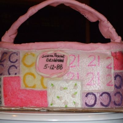 Purse Cake For 21St Birthday