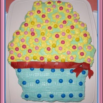 Playschool Birthday Cupcake Cake