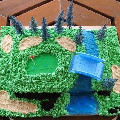 Father's Day Golf Cake