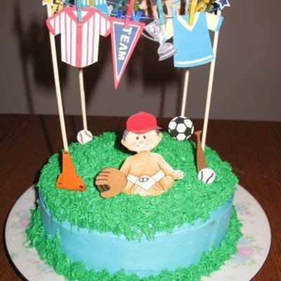 Clothes Line Cake