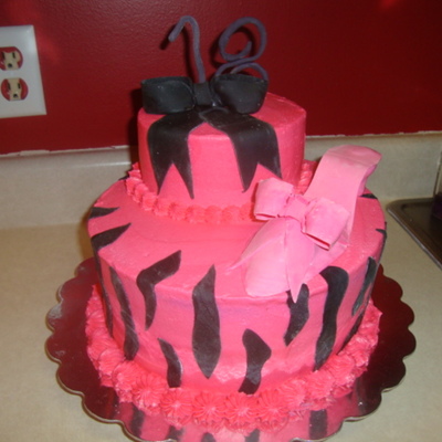 Zebra Stripe 18Th Birthday