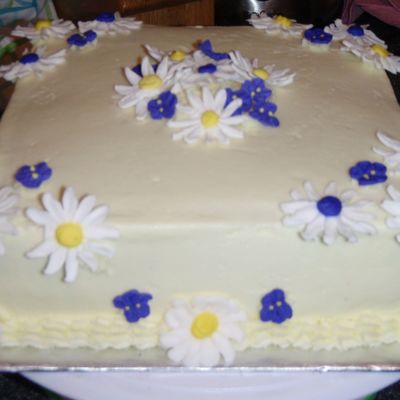 Daisy And Violet Birthday Cake