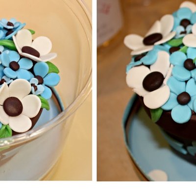 Shipped Flower Pot Cake