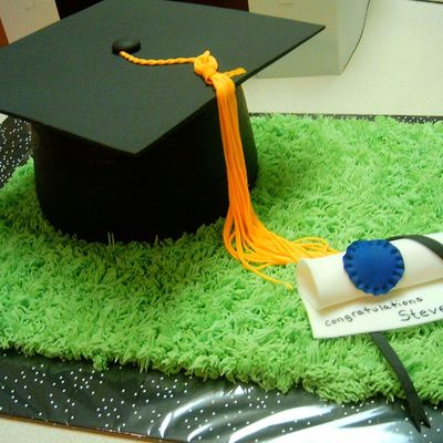 Grad Cap Cake