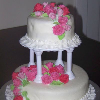 First Tiered Cake
