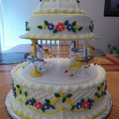 Carousel Birthday Cake