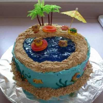 Day At The Beach Teddy Graham Style