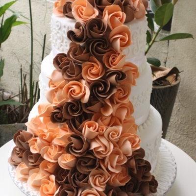 Orange And Brown Roses