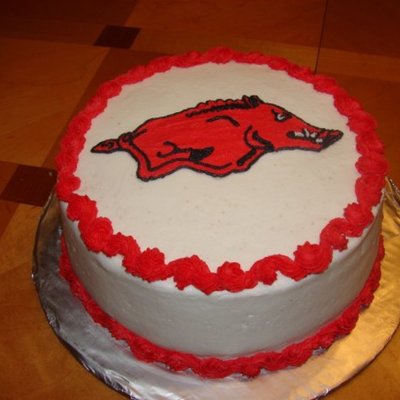 Arkansas Razorback Cake