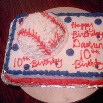Baseball Cake