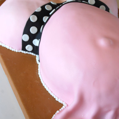 Pregnant Belly Cake