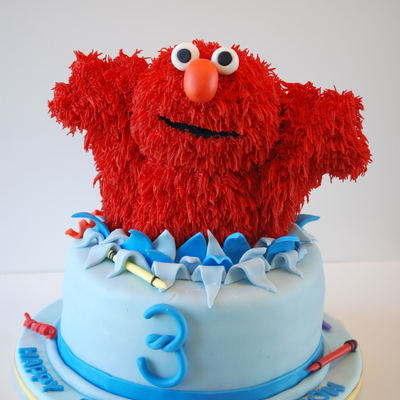 Elmo Cake