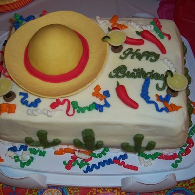 My Fiesta Birthday Cake Jan. 2010