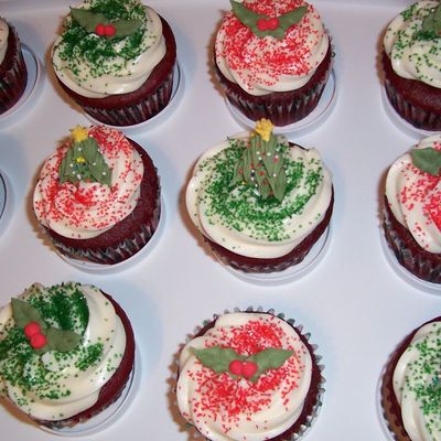 Christmas 2008 Cupcakes