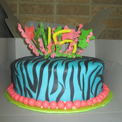 15Th Birthday Zebra