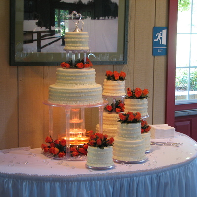 Orange Flowered Cake