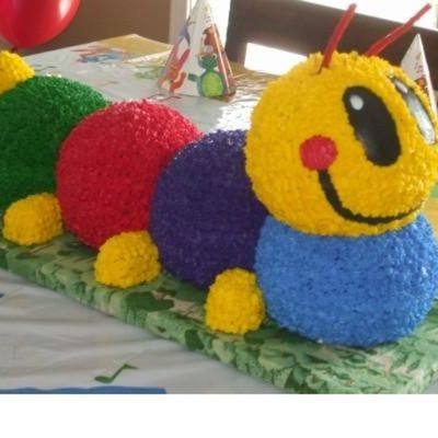 Baby Einstein Caterpillar Cake