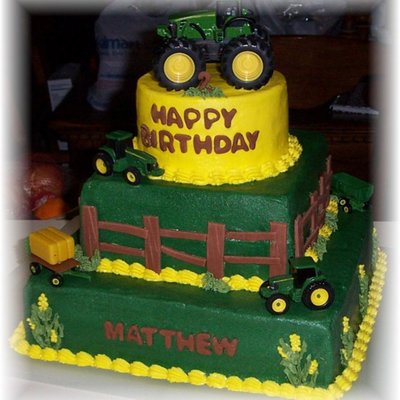 John Deere Birthday Cake