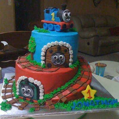 Thomas The Train Birthday Cake
