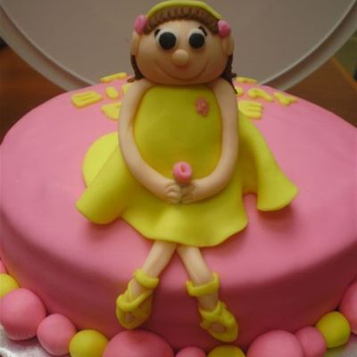 Ballerina Girl Cake