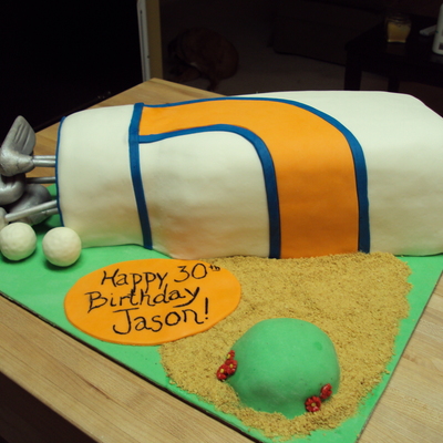 Golf Birthday Cake