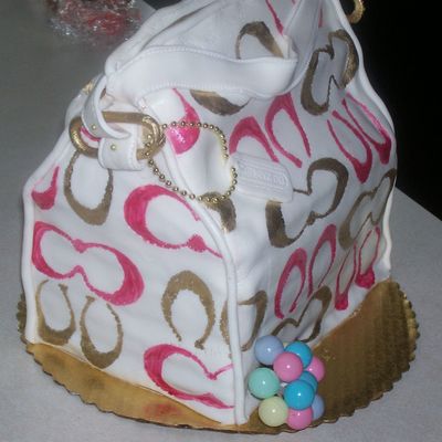 Coach Purse Cake