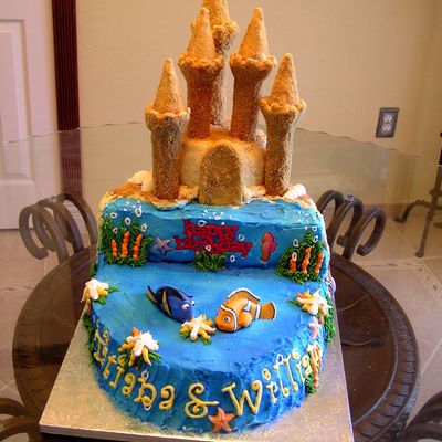 Sandcastle Cake