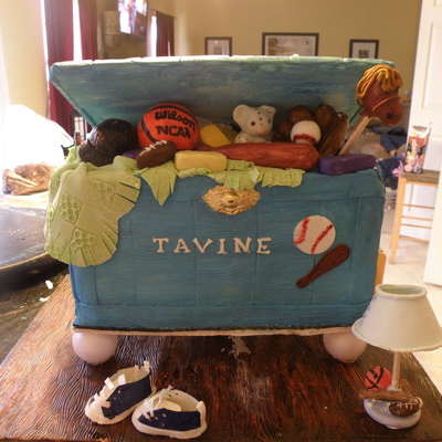 Toy Box Baby Shower Cake