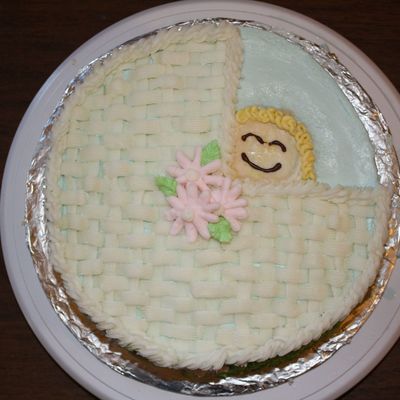 Baby Carriage Cake