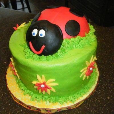 Ladybug Cake