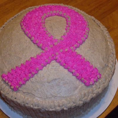Pink Ribbon Cake