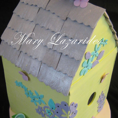 Birdhouse Cake