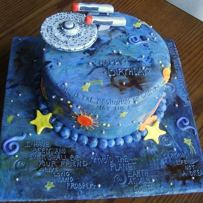 Star Trek Cake