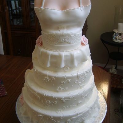 Wedding Dress Cake