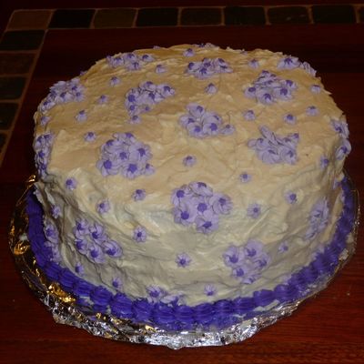 Purple Royal Icing Flowers